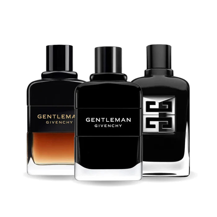 Combo di 3 profumi: Givenchy GENTLEMAN, Givenchy GENTLEMAN RESERVE PRIVEE and Givenchy GENTLEMAN SOCIETY - 100ml