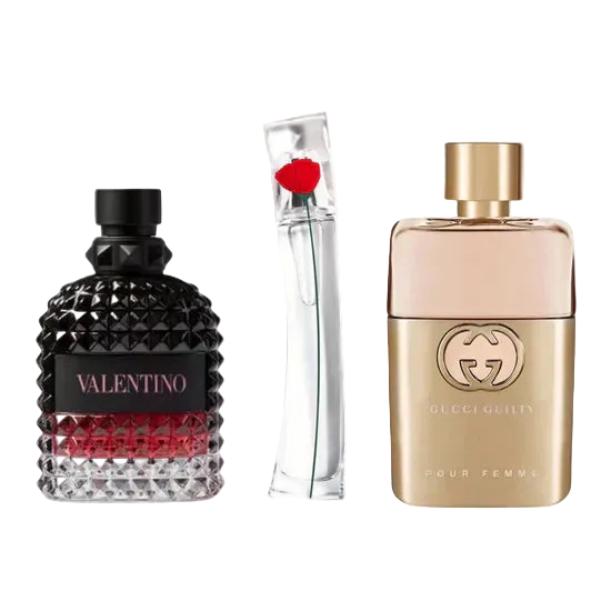 Combo di 3 profumi: Gucci Guilty, Valentino Intense and Flower By Kenzo - 100ml