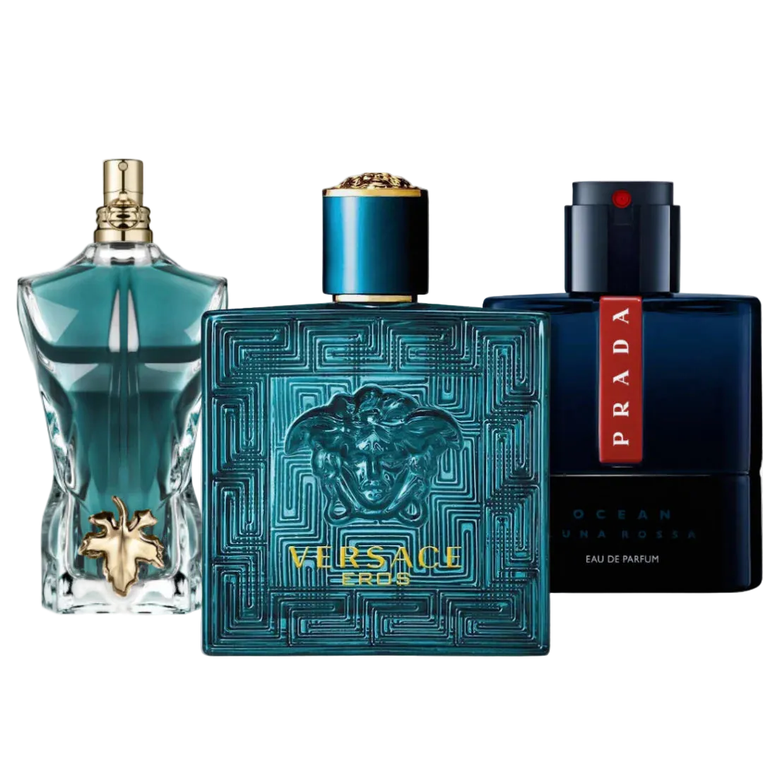 Combo di 3 profumi:Prada Luna Rossa, Versace Eros and Le Beau - 100ml