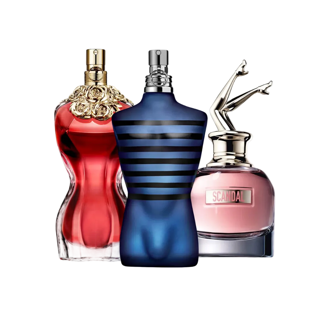 Combo di 3 profumi: Jean Paul Gaultier LA BELLE. Jean Paul Gaultier ULTRA MALE and Jean Paul Gaultier SCANDAL - 100ml