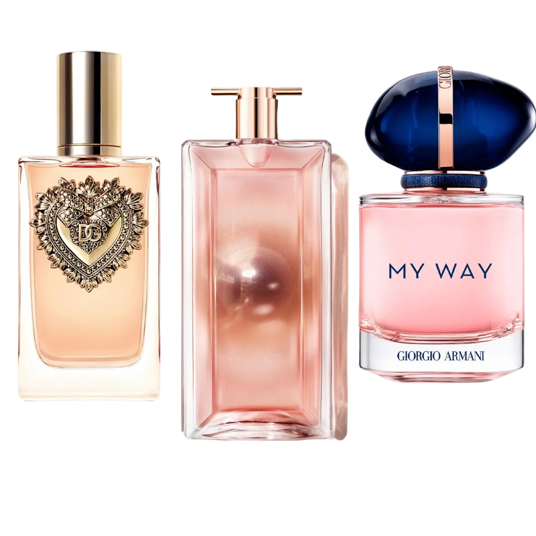 Combo di 3 profumi: Dolce Gabbana Devotion and My Way Giorgio Armani and Lancôme Idôle - 100ml